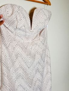 champagne mini dress